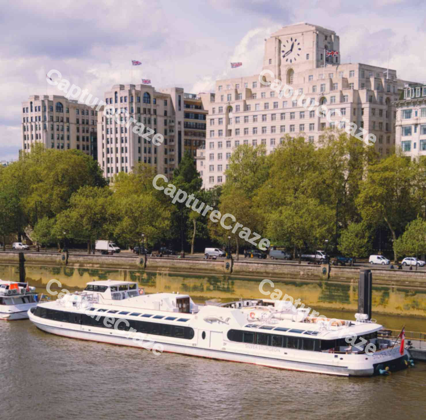 Ferry On The Thames